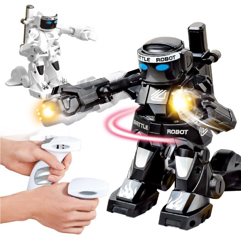 2.4G 권투 RC 전투 싸우는 로봇 지능형 원격 제어 바디 센스 컨트롤 아이를위한 스마트 로봇 전기 대화 형 장난감